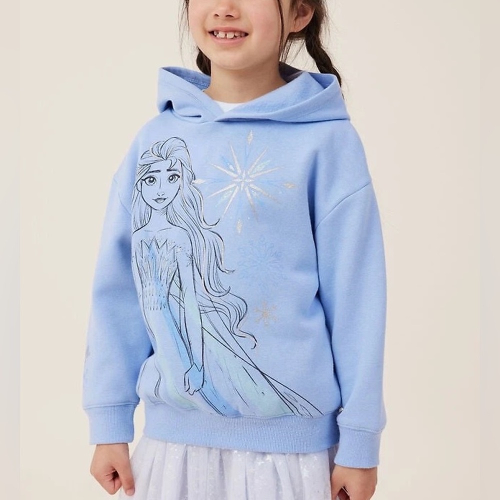 Cotton On Disney Frozen Elsa Hoodie size 4